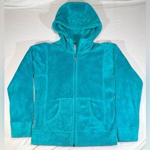 Patagonia Turquoise Womens S Fleece Hoodie in good condition.
